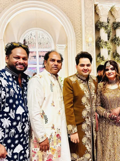 With my Papa ji and the talented singer Ashish Kulkarni and his wife. It is wonderful to see music bringing families and artists together.