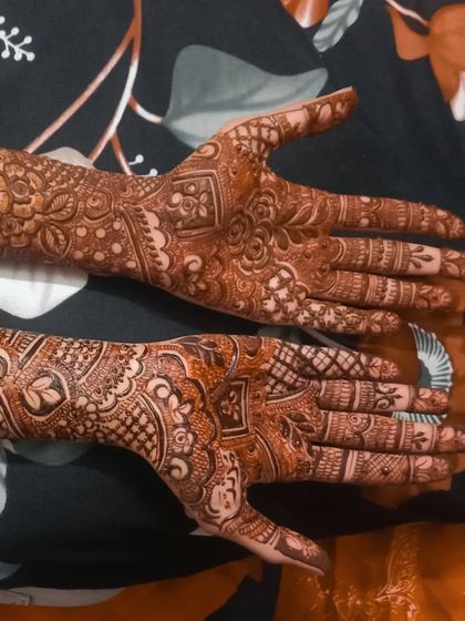 Mehendi Art by Nishat - Mehndi (Henna) Artistry Elaborate Bridal Henna photo 90