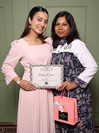 Deepa, another one of my wonderful students, on her graduation day. She is now a certified professional makeup artist.