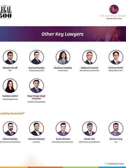 A look at some of our key lawyers and leading associates recognized by The Legal 500, including specialists in Private Client, Private Equity, and Tax law.