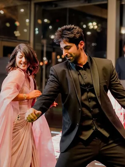 Capturing that perfect dance moment on your big day! This is what it's all about. Pure joy, energy, and creating memories that you'll look back on and smile.