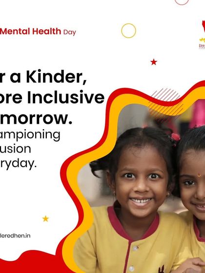 For a kinder, more inclusive tomorrow. On World Mental Health Day, we champion inclusion and celebrate the unique strengths of all our learners in a nurturing environment.