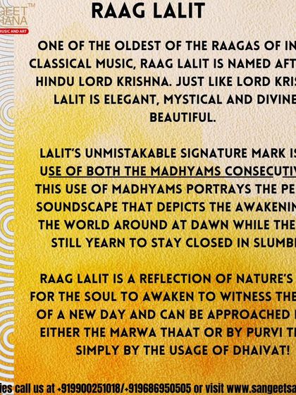 Sangeet Sadhana - Hindustani Vocal Music Shastriya Sangeet 101: The Theory and Legacy photo 12