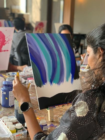 Paint Bar - Public Art Workshops & Experiences Sip & Paint: The Classic Experience photo 28