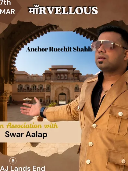 Hosting at the prestigious Taj Lands End. I am comfortable and experienced in hosting events at high-end, luxury venues.