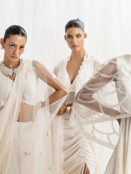 A duplicate of the previous image, this post emphasizes the collaborative credits for the 'Rumi' campaign. It underscores the teamwork involved in creating a successful fashion shoot, from photography and makeup to the models who bring the vision to life.