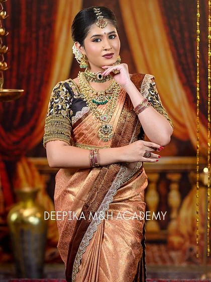 Deepika Makeup and Hair - Professional Makeup & Hair Academy My Signature: South Indian Bridal Artistry photo 20