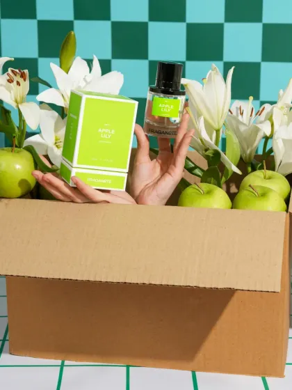 A conceptual and challenging shot for a fragrance brand, featuring hands emerging from a box to present the product. We love pushing creative boundaries to produce unique and memorable visuals that stop the scroll.