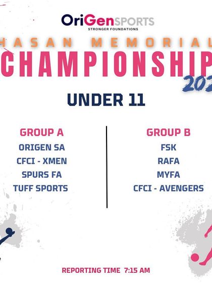 An overview of the teams participating in the Mixed Under 11 category.