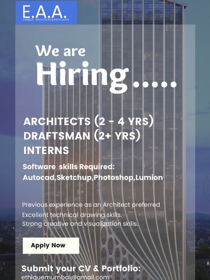 E.A.A. in Mumbai is hiring for multiple roles.