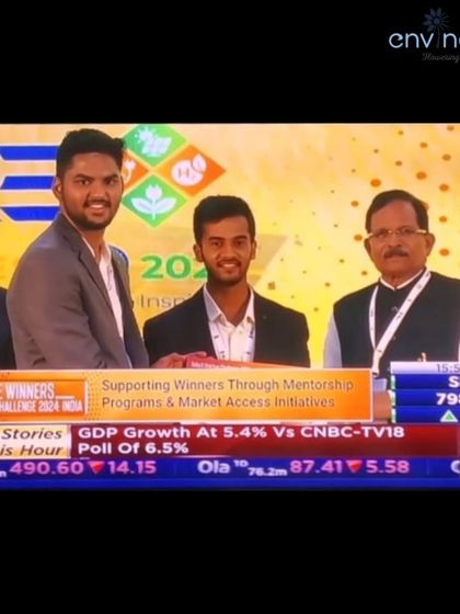 A proud moment for our team being featured on CNBC-TV18 as one of the Top 10 Winners of the SolarX Startup Challenge India 2024, organized by the International Solar Alliance (ISA).