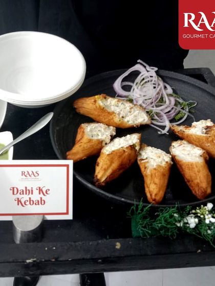 My Dahi Ke Kebab are soft, creamy, and melt-in-your-mouth. Made with hung curd and delicate spices, they are a classic vegetarian starter that I present elegantly for a sophisticated touch.