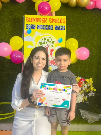 A summer of smiles, sealed with a certificate of achievement. We celebrate every child's journey at our summer camp. It's a proud moment for them and for us, marking the end of a season filled with new skills, friendships, and unforgettable fun.