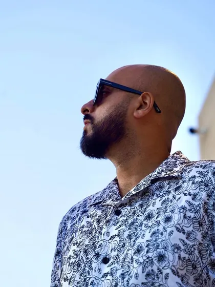 Looking up at the sky in Marrakech. The travel and new experiences are one of the best parts of being a destination DJ.