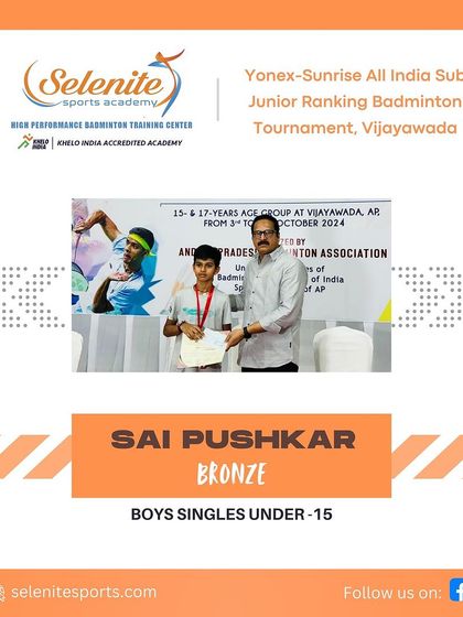 Selenite Sports - High Performance Badminton Training Our Champions' Podium Finishes photo 46