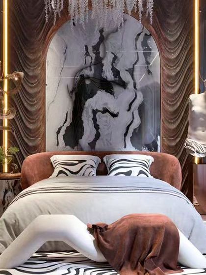 Dreaming in Colors & Textures - Modular Interiors & Room Renovation Serene Master Bedrooms photo 15