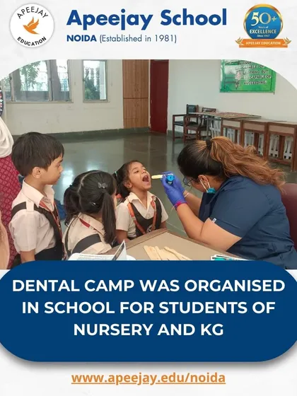 Our dental camp helps instill the importance of health and wellness from the very beginning. Here, young students wait patiently for their turn, learning about the process in a calm environment.