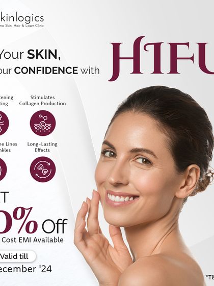 Lift your skin and your confidence with our exclusive HIFU offer. Get a flat 50% off on this non-invasive skin tightening treatment that reduces fine lines and stimulates collagen.