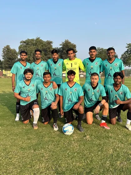 The team that played in our friendly match against Nirvana. Every match is an opportunity for our players to grow and showcase their talent.