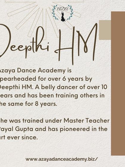 Azaya - Dance Classes Meet The Founder photo 3