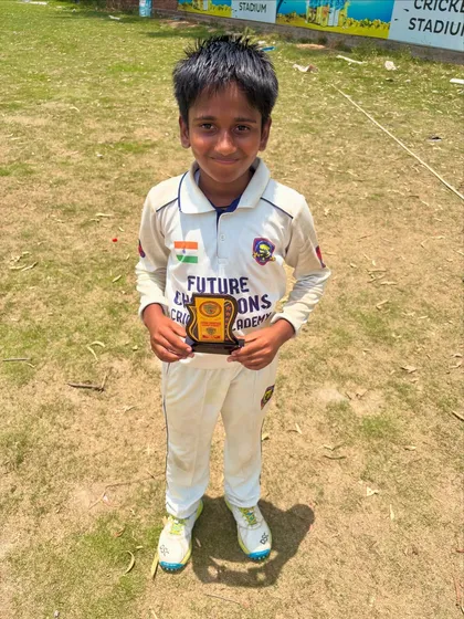 Player of the Match, Rishabh Singh. A young champion who showed great skill with the ball.