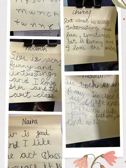 The feedback from my students is the best part of my day. These sweet, handwritten notes show that the kids find the classes fun and interesting, and that they enjoy the friendly atmosphere I work hard to create.