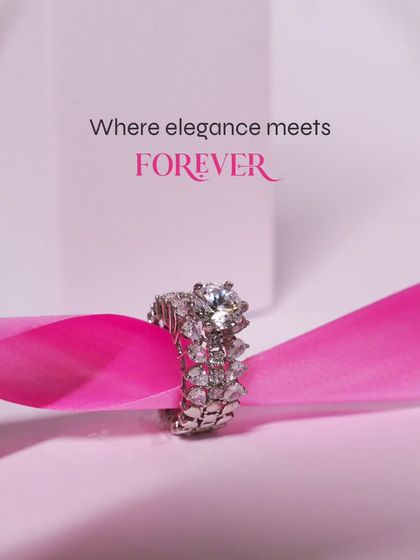 Where elegance meets forever. This beautiful ring is designed to be an eternal companion, celebrating your unique story.