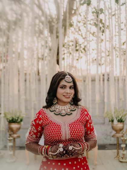 Timeless Red Lehenga Brides photo 28