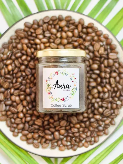 My bestselling coffee body scrub is a treat for your skin. Made with real coffee and raw sugar, it increases blood flow, helps create an even skin tone, and leaves you feeling soft and moisturized.