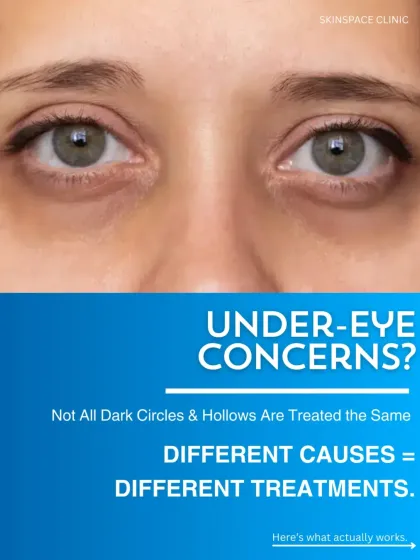 Under-eye concerns have different causes, which means they require different treatments. We don't believe in a one-size-fits-all solution. A proper diagnosis is the first step to creating an effective, customized rejuvenation plan.