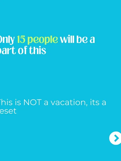This isn't your typical trip. We take only 15 people to ensure a close-knit community experience. It's an intentional pause, not a packed vacation.