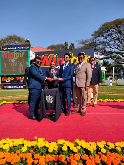 A moment from the Indian Republic Trophy ceremony.