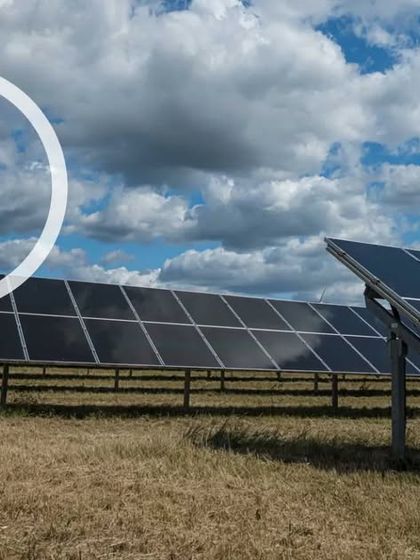 Solar net metering allows you to earn credits for the excess energy your system generates. This image of a ground-mounted system represents an investment that not only powers your operations but also provides a financial return.