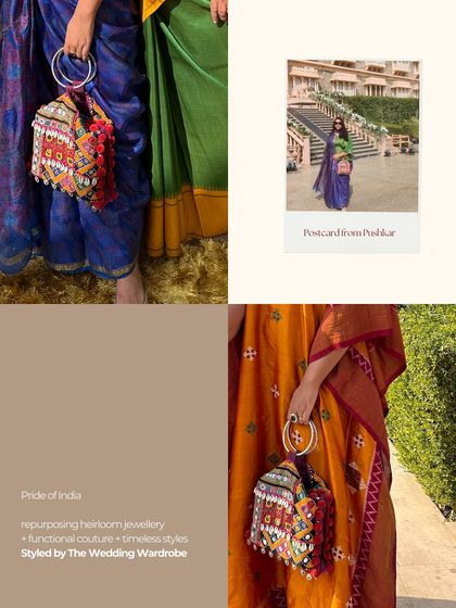 A collage expressing our co-founder Shivangi's philosophy on styling. To her, it's like a road trip where the company matters most, emphasizing our belief in connecting with people, not just brands.