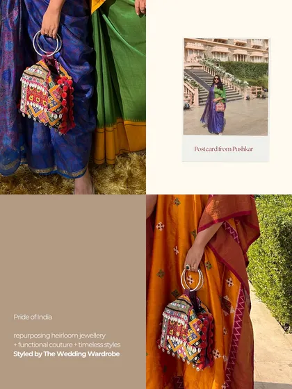 A collage expressing our co-founder Shivangi's philosophy on styling. To her, it's like a road trip where the company matters most, emphasizing our belief in connecting with people, not just brands.