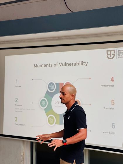 Discussing "Moments of Vulnerability" when athletes might be at risk. This proactive education is key to our athlete protection strategy.