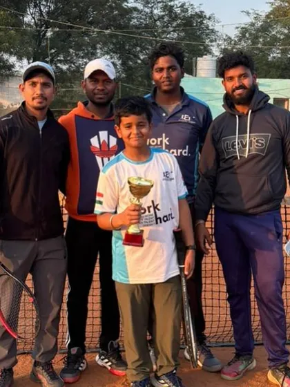 The journey of Ekam Mohindra, from winning his first U12 title to reaching his first AITA doubles finals, a testament to our structured training path.