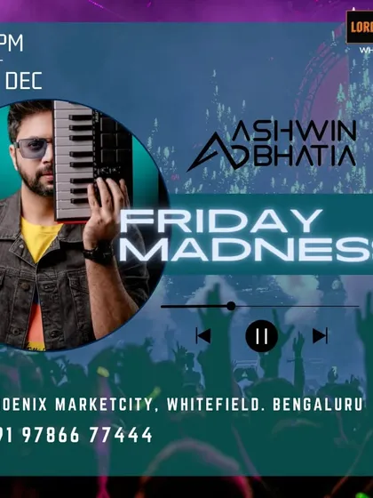 Kicking off December with a debut performance at Lord of the Drinks Whitefield. It's always exciting to play at a new venue and bring my sound to a new crowd.