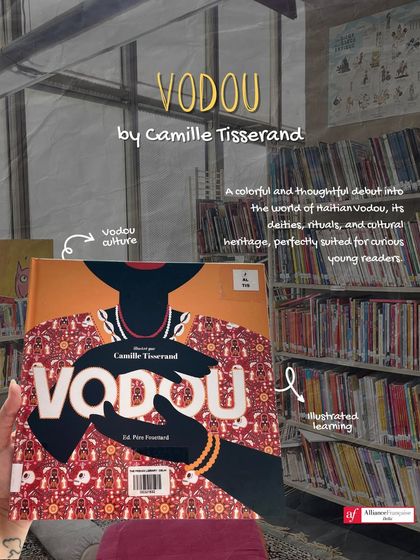 'Vodou' by Camille Tisserand is a beautifully illustrated book perfect for young readers curious about Haitian culture. It's part of our diverse collection that explores global Francophone heritage.