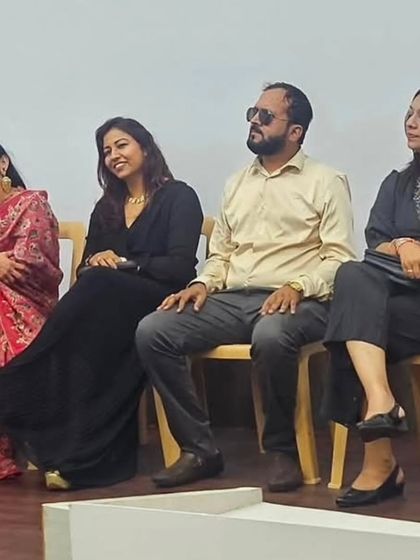 Seated on the panel with other esteemed professionals from the event industry. It was a day of great learning and networking.