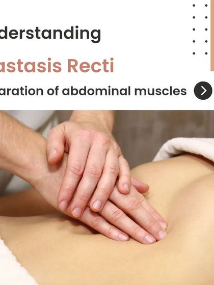 This image introduces the topic of understanding diastasis recti, the separation of abdominal muscles. It serves as a starting point for moms to learn about this common postpartum condition.