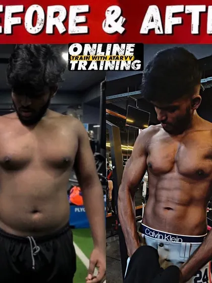 A natural lifestyle coaching client's transformation. He stayed patient and trusted the process, resulting in a leaner, more muscular build.