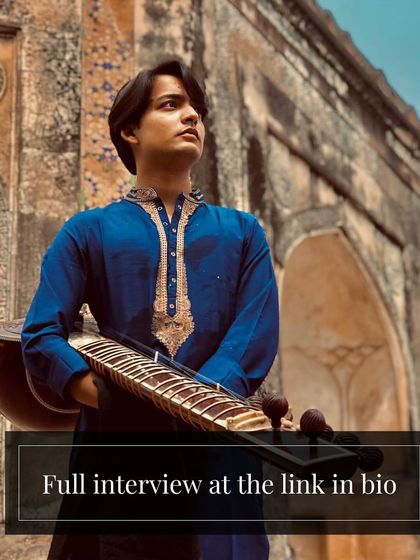 Another photo from my Travel + Leisure interview, shot against a beautiful heritage backdrop. The setting perfectly complements the conversation about legacy and roots.