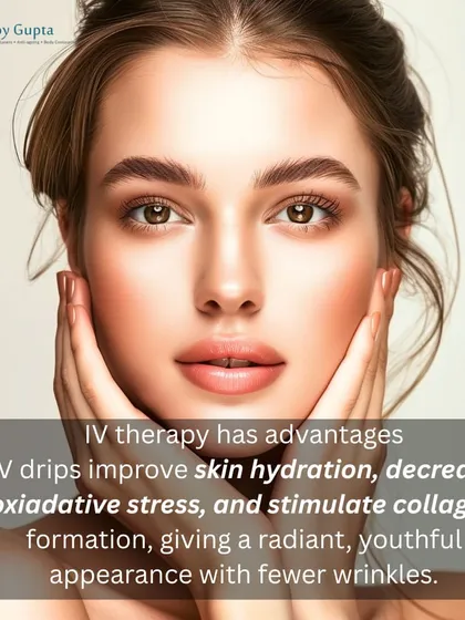 Many of my patients seek a radiant, youthful appearance. My IV therapy helps achieve this by improving skin hydration, reducing oxidative stress, and stimulating natural collagen formation for smoother, healthier skin.
