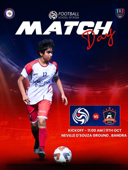 A matchday graphic for our girls, ready to fight for every inch on the pitch in the MFA league.