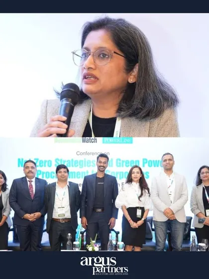 Here are some moments from the 'Net Zero Strategies and Green Power Procurement for Corporates' conference. I shared my insights on the legal frameworks that support corporate sustainability goals and the procurement of renewable energy.