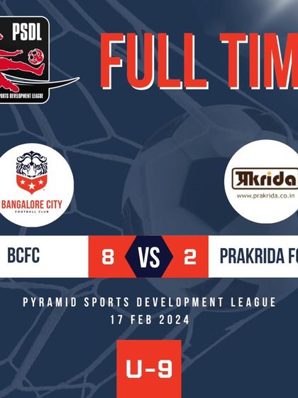 An 8-2 victory for our U9 team in the PSDL.