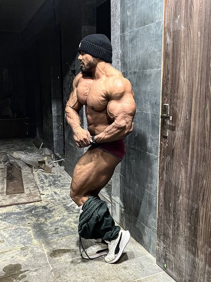 Dreams without action is just sleep. A side pose showing the shredded condition.