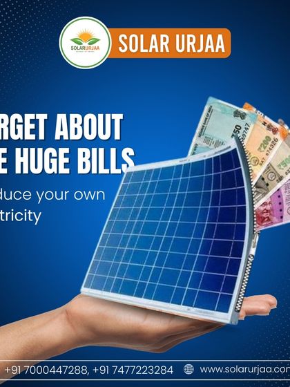 **Forget about huge bills and produce your own electricity.** Take control of your energy costs by holding the power in your own hands. A solar panel is a money-making machine for your home.