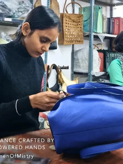 Elegance crafted by empowered hands. This is a look inside my workshop at the skilled women who bring my designs to life. I'm proud to say they are the backbone of Mistry.